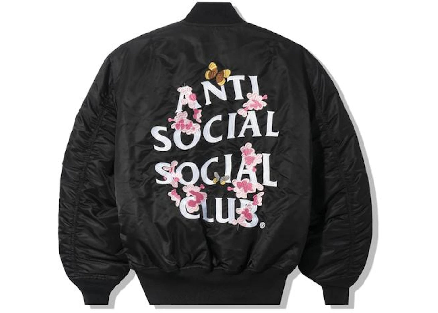 Anti Social Social Club Alpha Industries x ASSC MA-1 Jacket Black