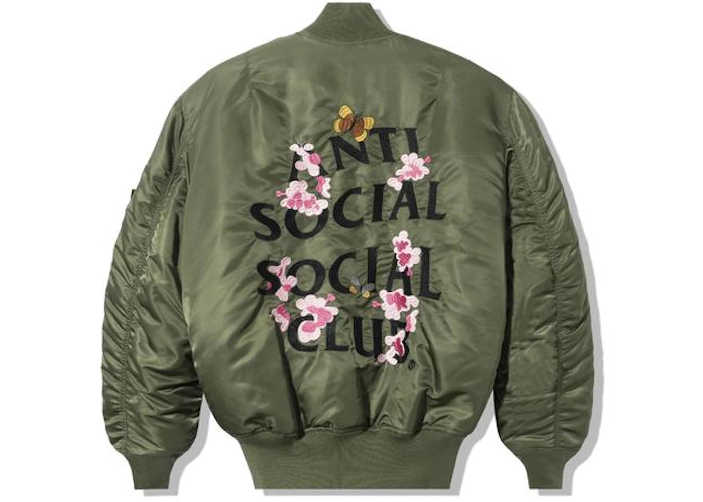 Anti Social Social Club Alpha Industries x ASSC MA-1 Jacket Sage