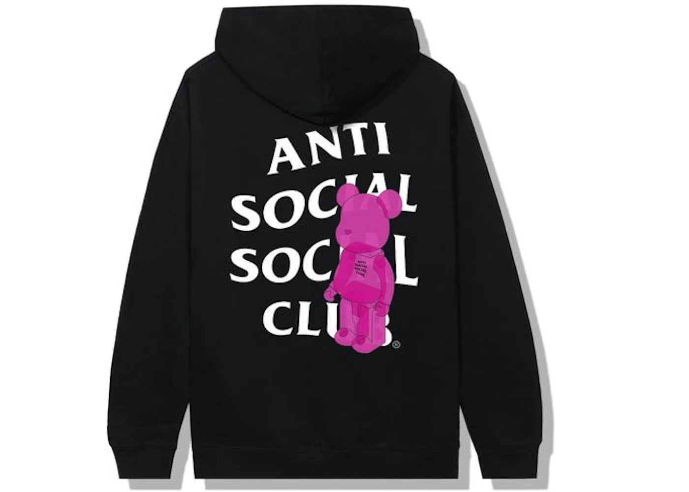 Anti Social Social Club Bearbrick Hoodie Black