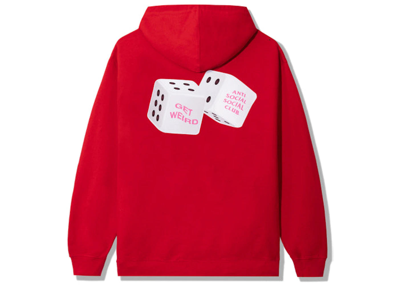Anti Social Social Club Best Of Luck Hoodie Red