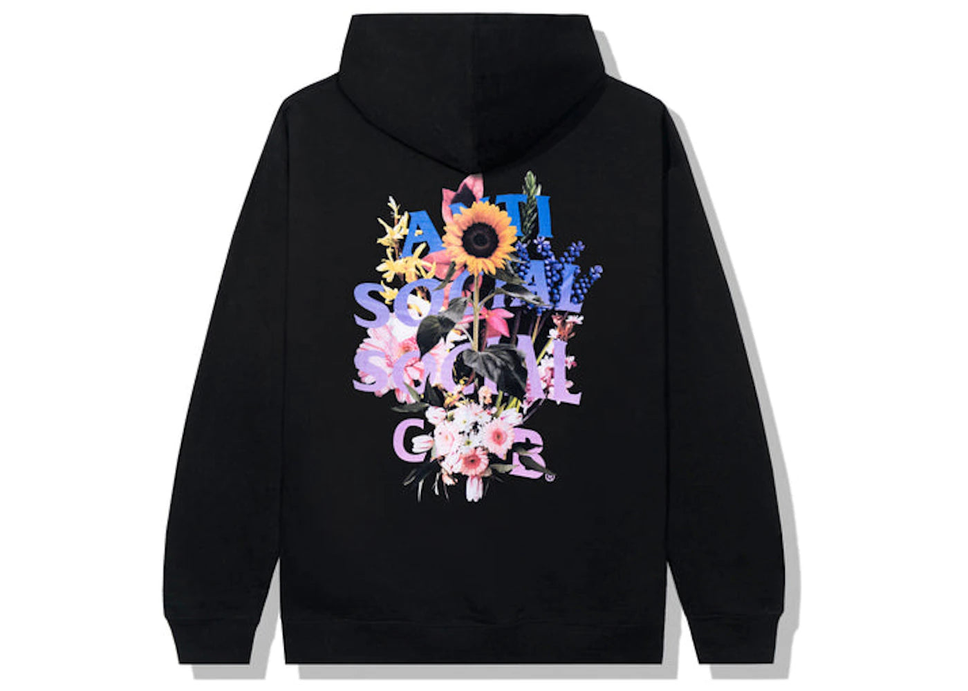 Anti Social Social Club Bouquet For The Old Days Hoodie Black