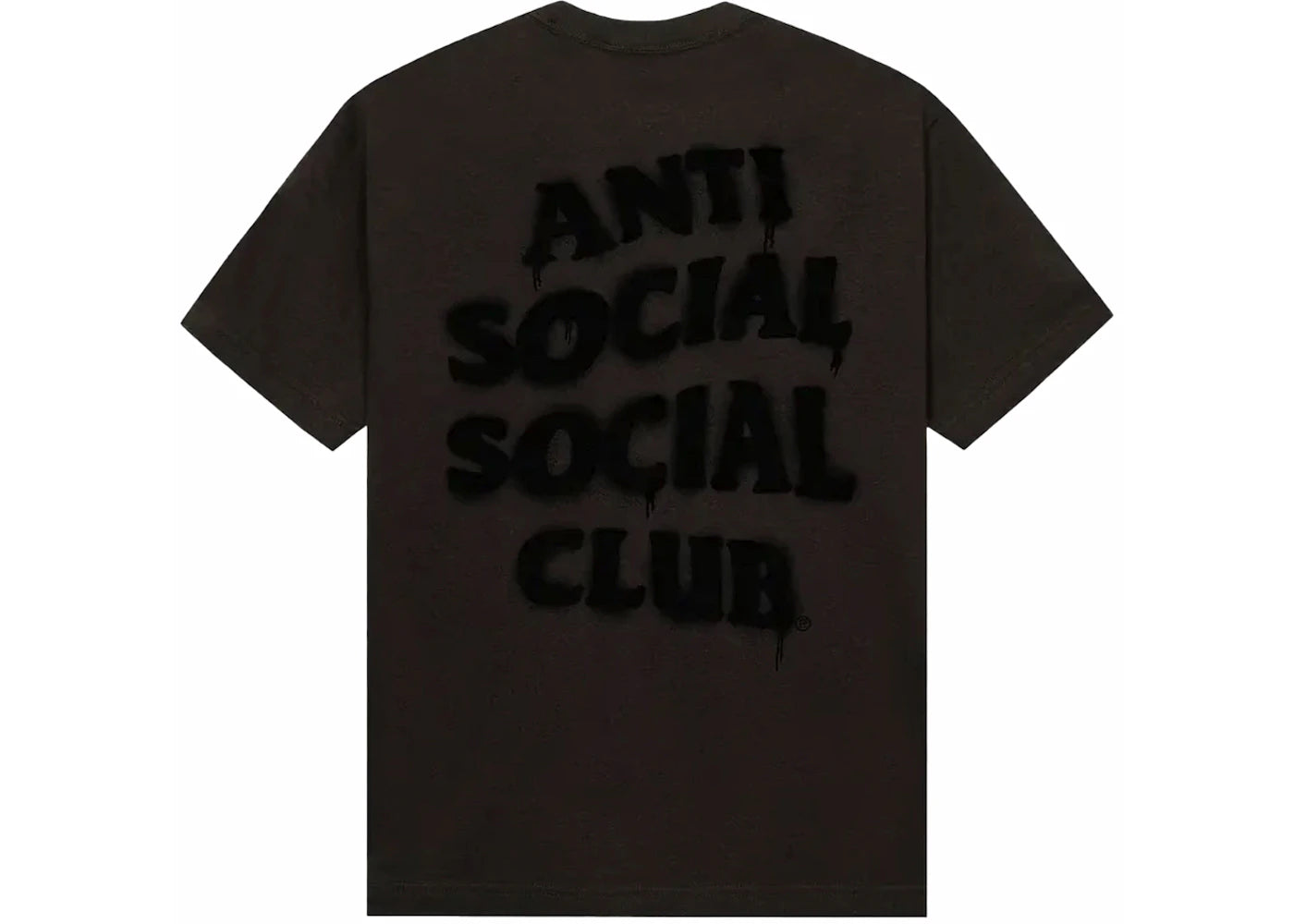 Anti Social Social Club Burn It Down Tee Brown