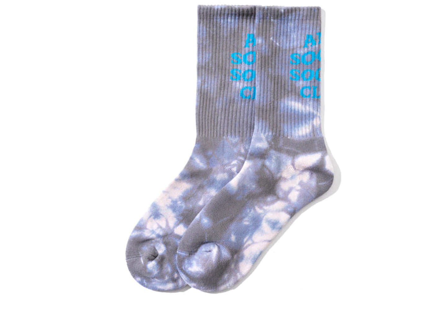 Anti Social Social Club Call My Bluff Socks Grey Tie Die