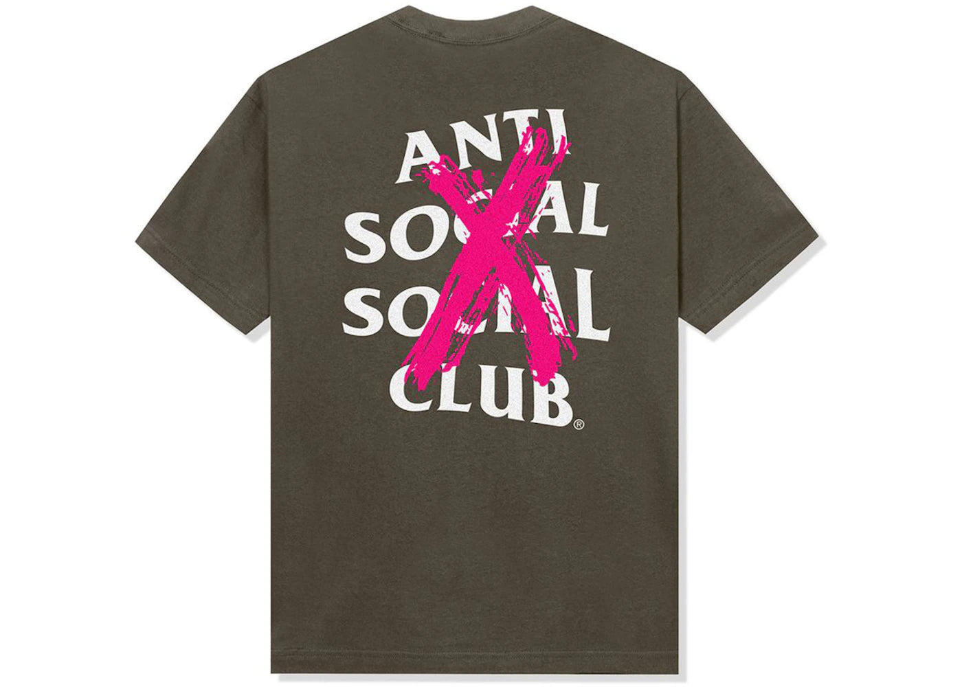 Anti Social Social Club Cancelled F&F Tee Brown