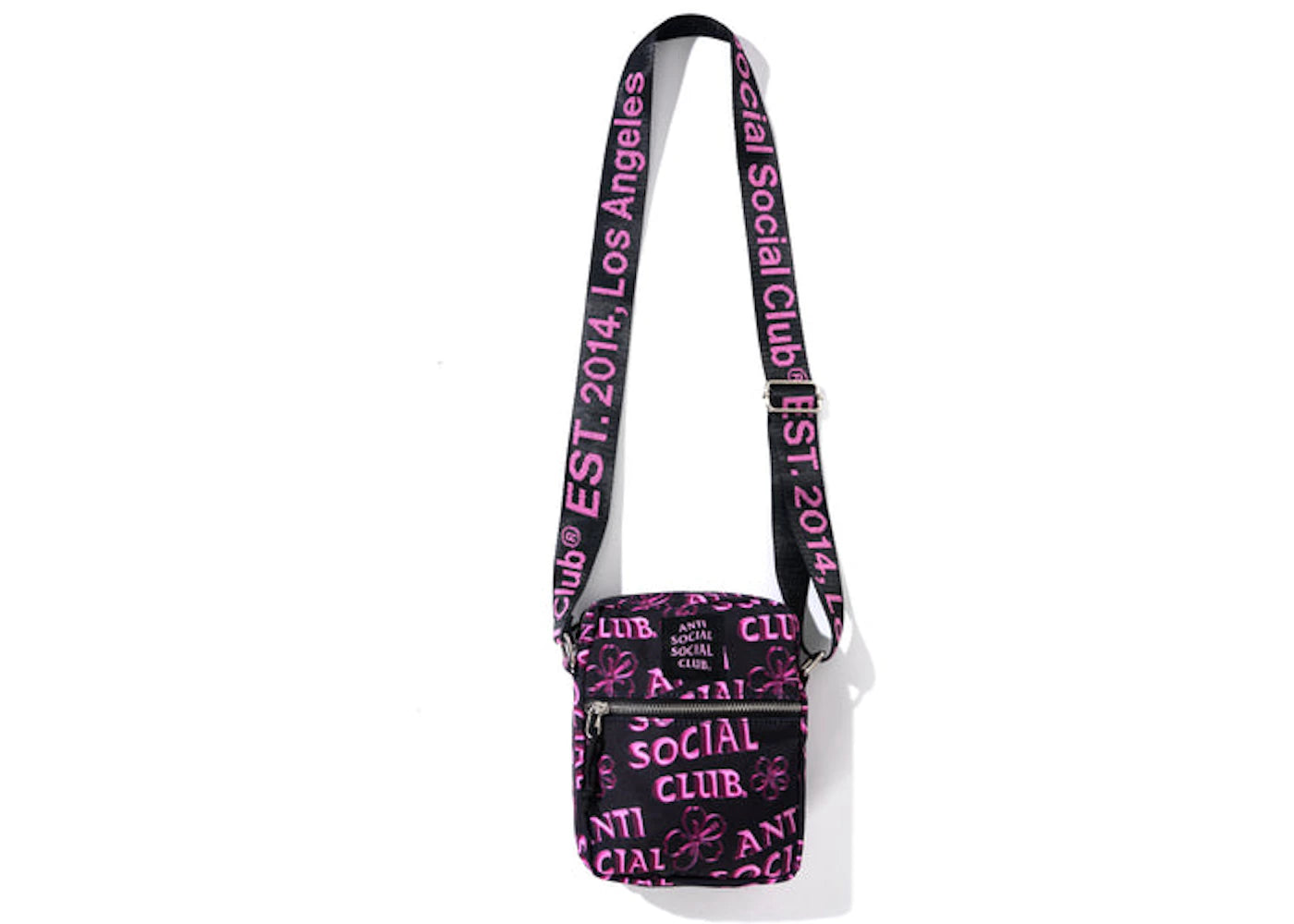 Anti Social Social Club Coral Crush Side Bag Black