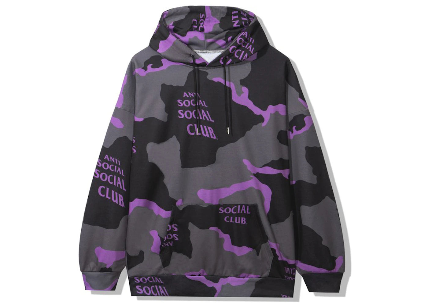 Anti Social Social Club Cotton Candy Hoodie Black Camo