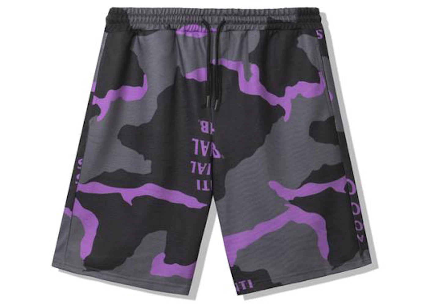 Anti Social Social Club Cotton Candy Shorts Black Camo