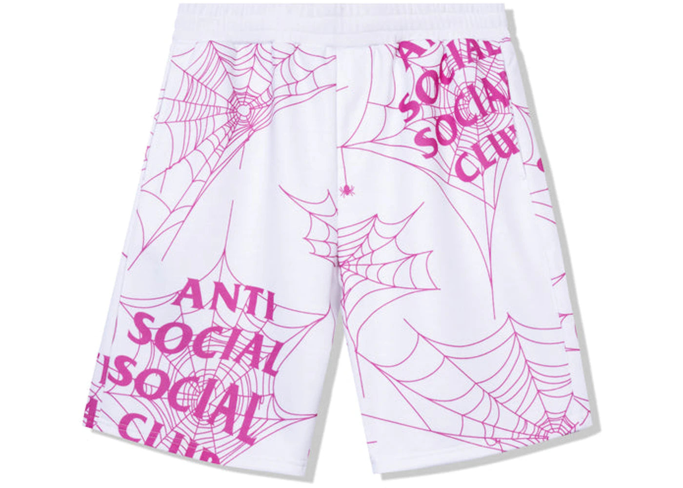 Anti Social Social Club Crawling In The Dark Terry Fleece Shorts White