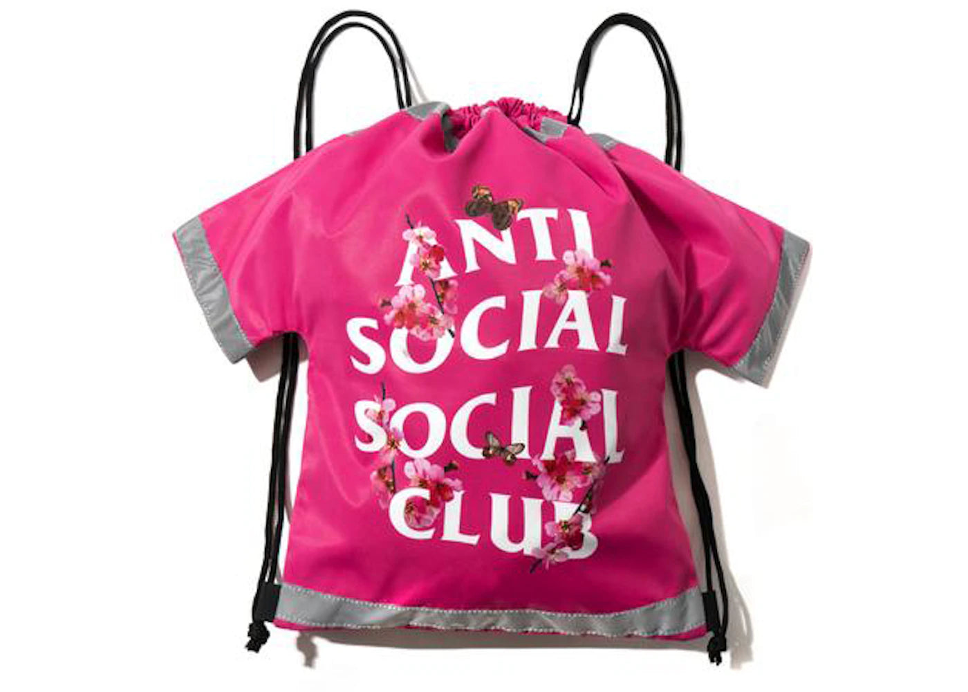 Anti Social Social Club Cute AF Drawstring Bag Pink