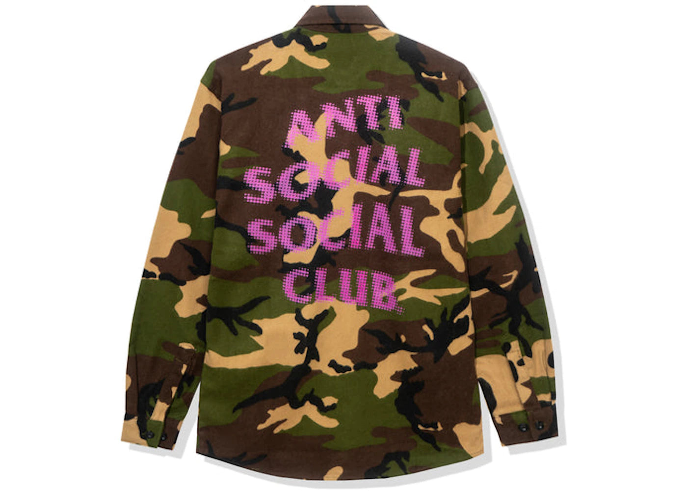 Anti Social Social Club Dialtone Flannel Camo
