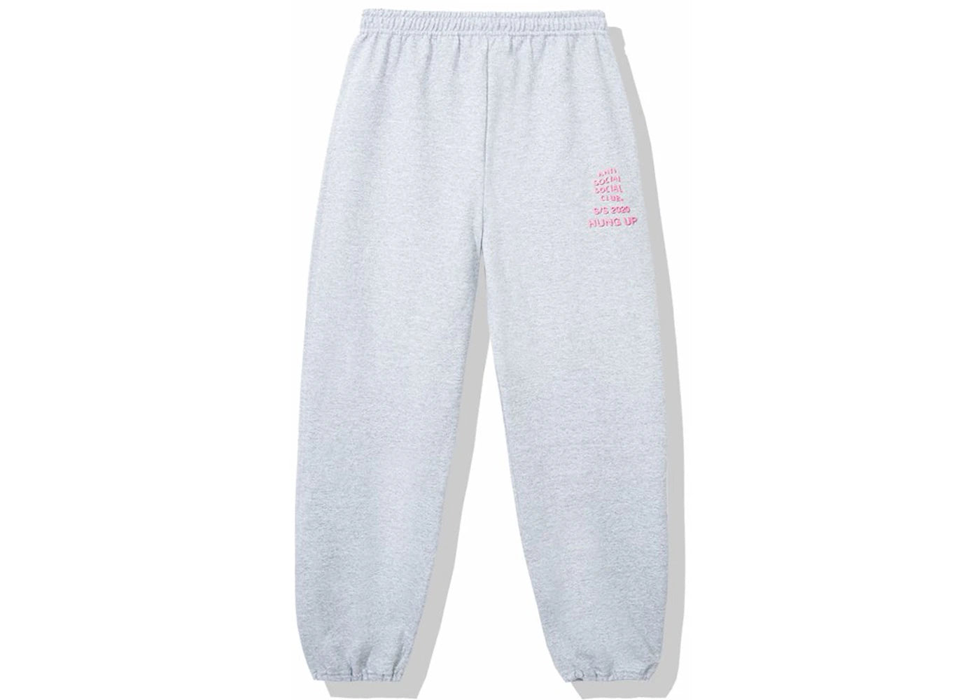Anti Social Social Club Dialtone Sweatpants Grey