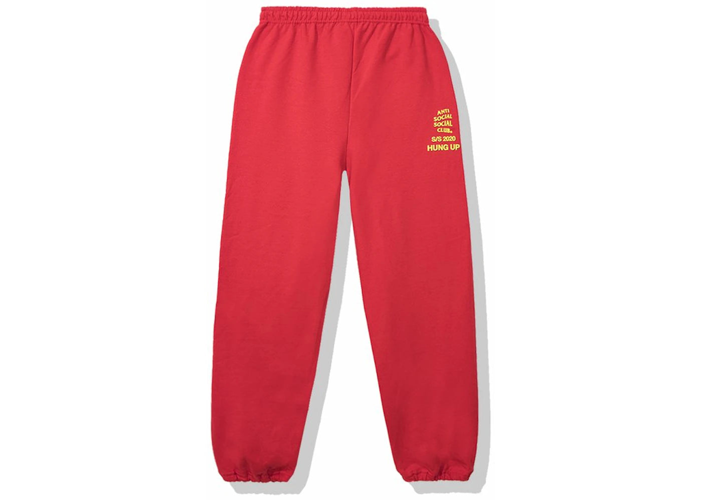 Anti Social Social Club Dialtone Sweatpants Red