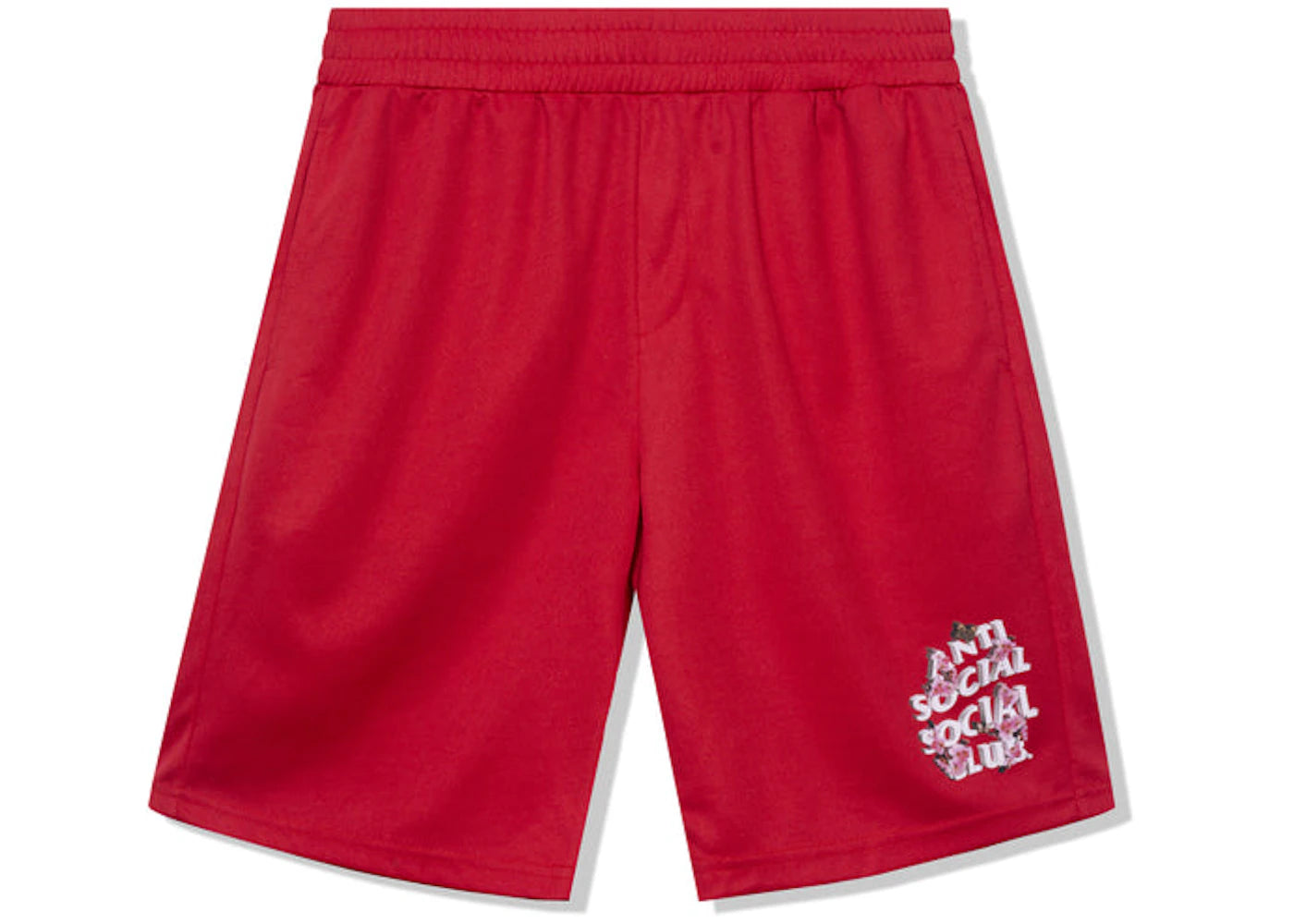 Anti Social Social Club Drama Club Mesh Shorts Red