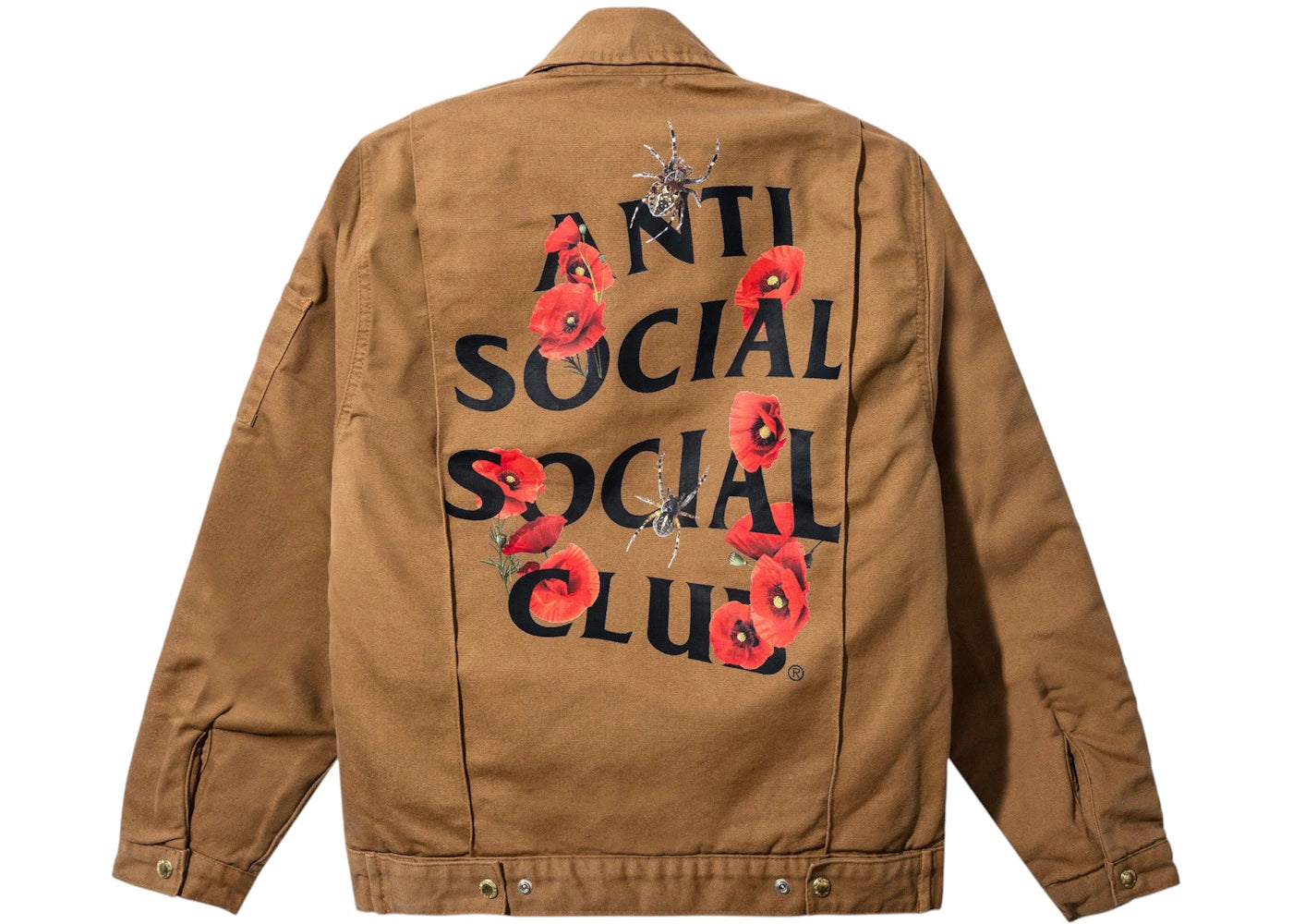 Anti Social Social Club Epigyne Jacket Brown Duck