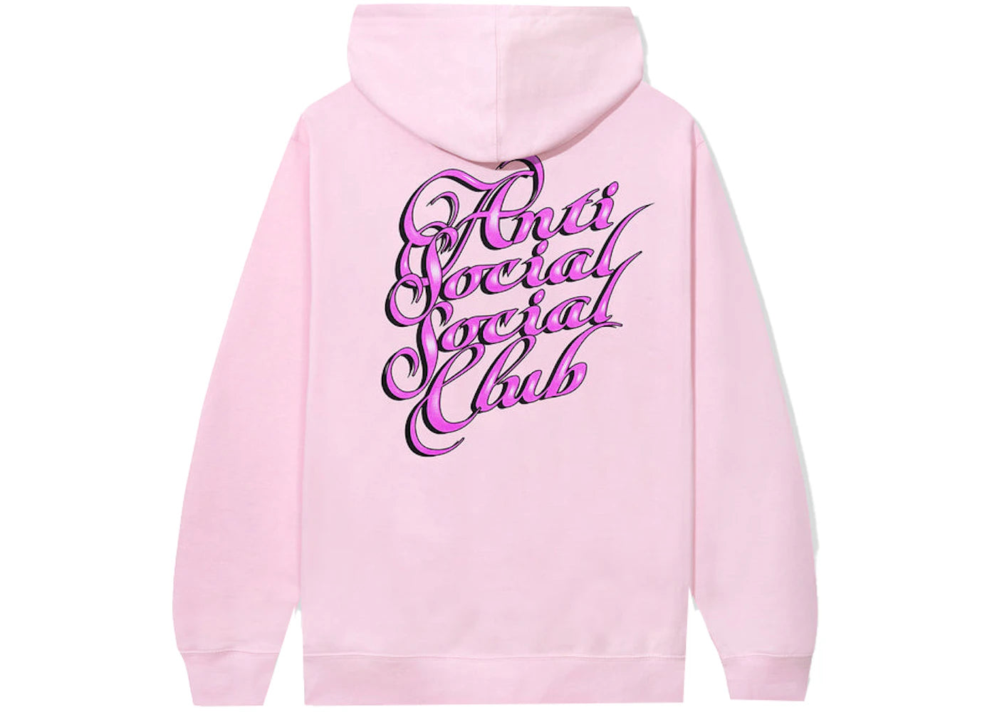 Anti Social Social Club Eyelash Hoodie Pink