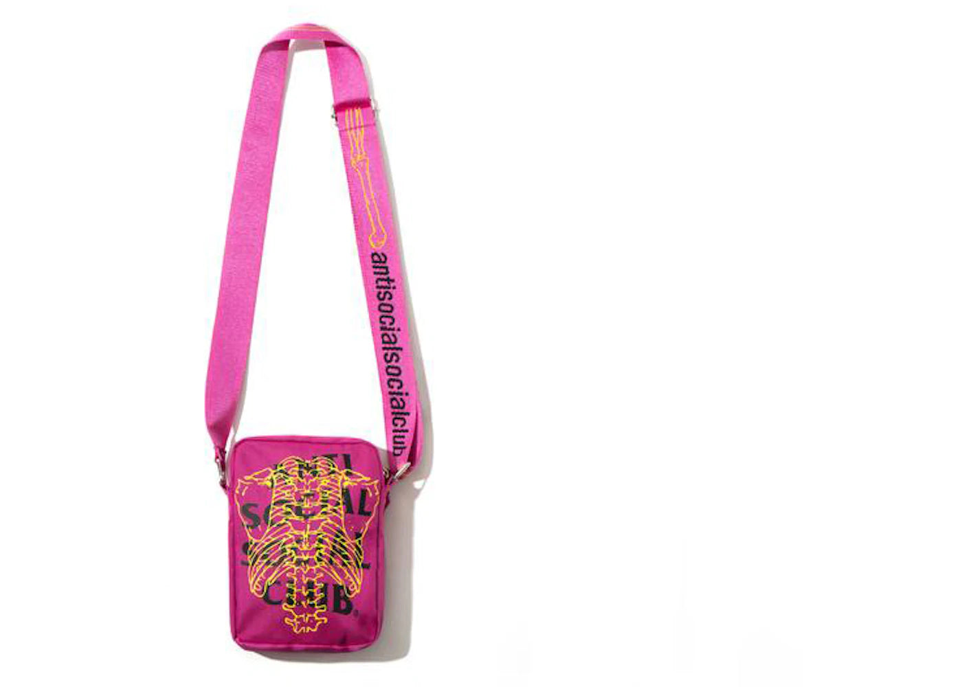 Anti Social Social Club Fracture Side Bag Pink