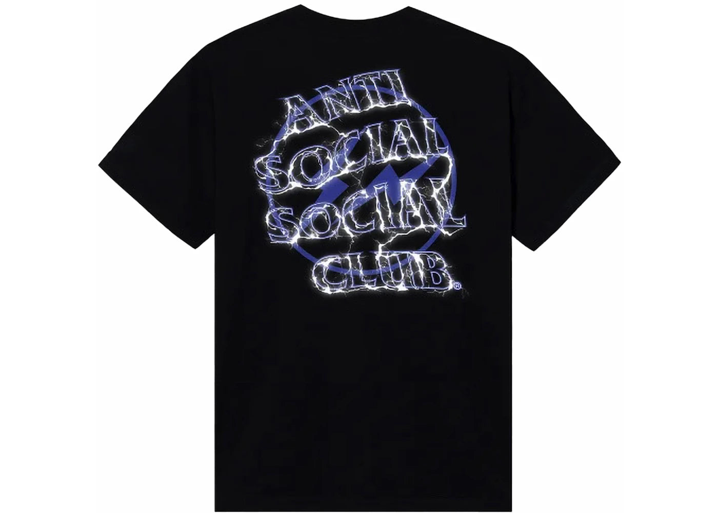 Anti Social Social Club Fragment Bolt Tee Black/Navy