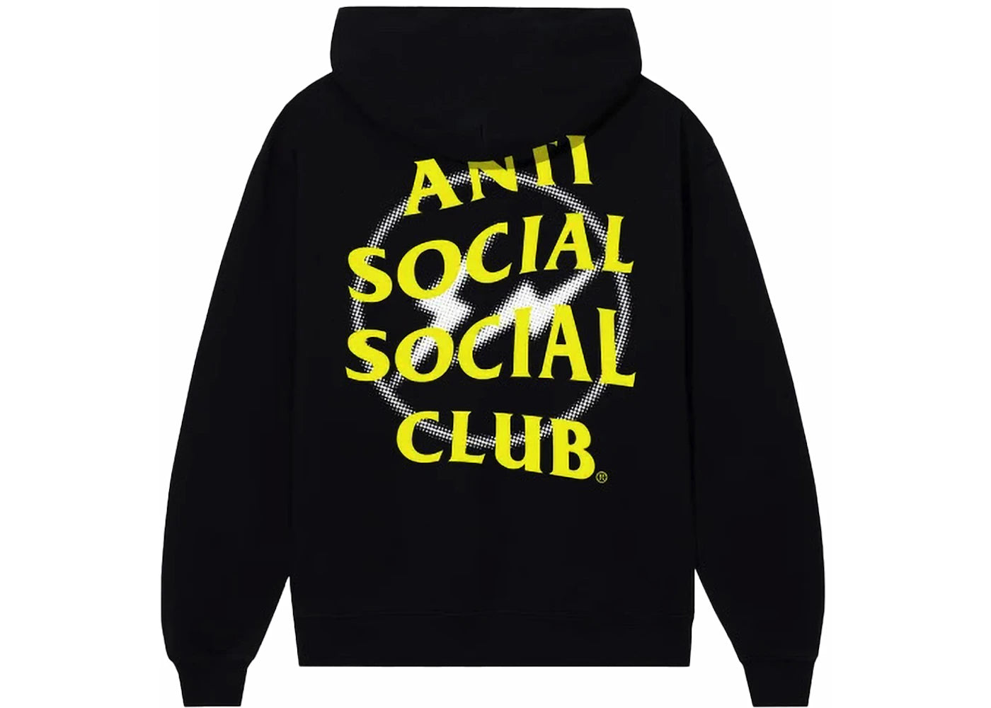 Anti Social Social Club Fragment Half Tone Hoodie Black/Yellow