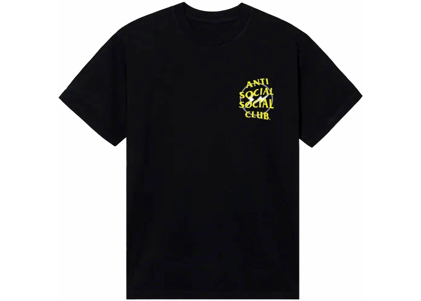 Anti Social Social Club Fragment Half Tone Tee Black/Yellow