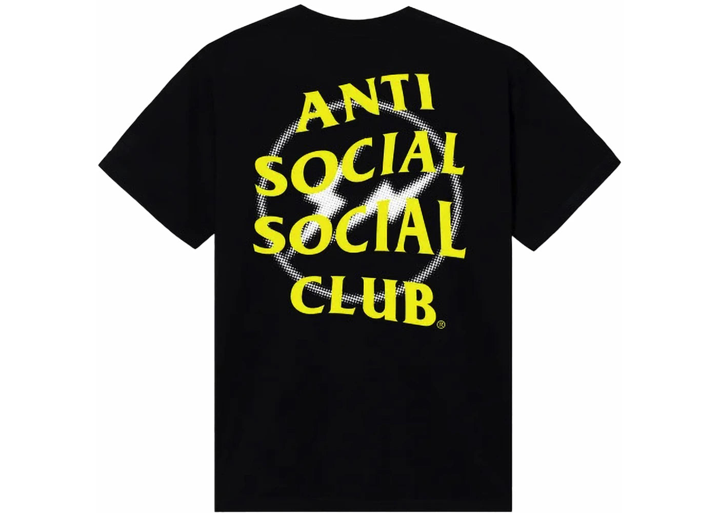Anti Social Social Club Fragment Half Tone Tee Black/Yellow