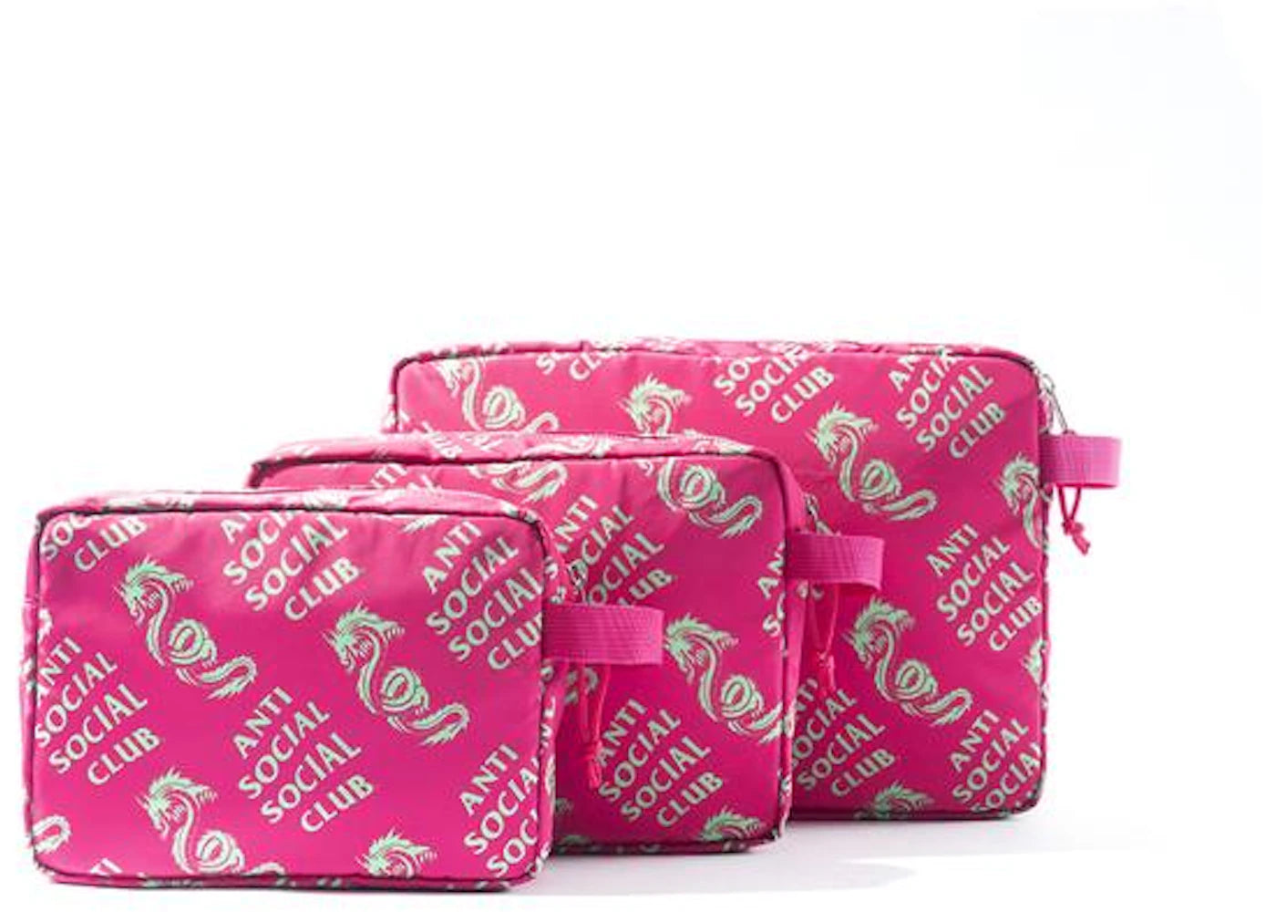 Anti Social Social Club Garden Grove Bag Set Pink