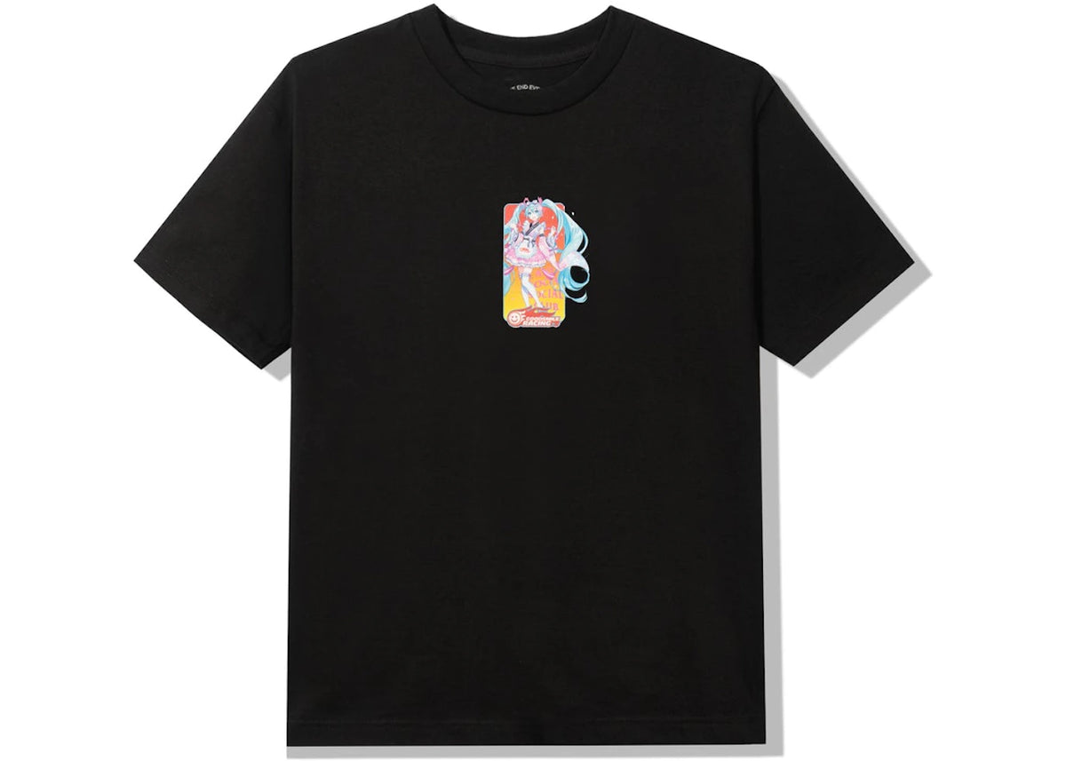 Anti Social Social Club Good Smile Racing Hatsune Miku T-shirt Black