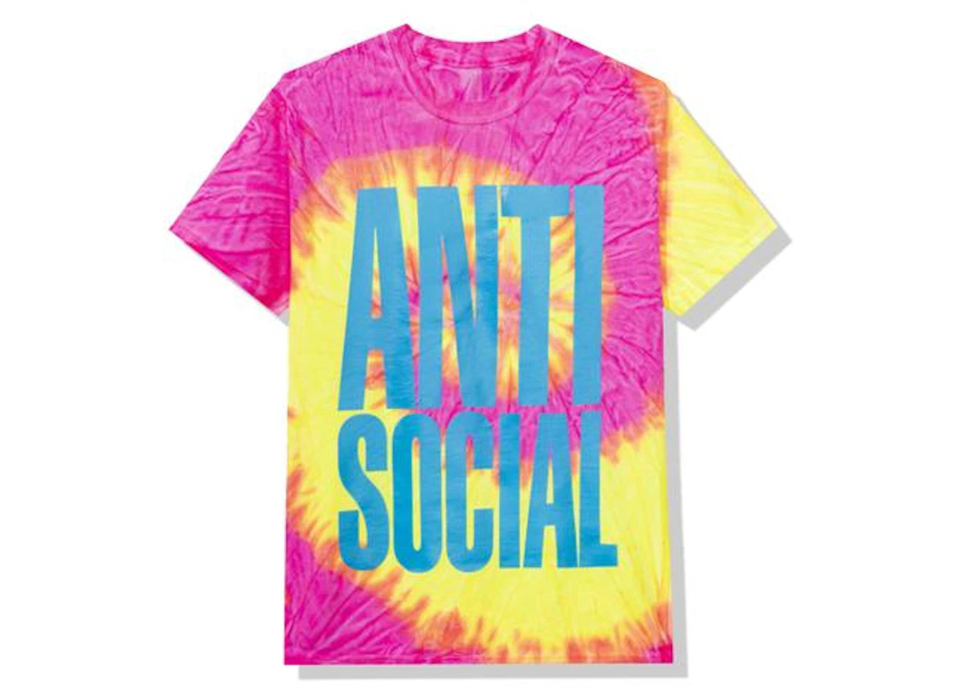 Anti Social Social Club Heatwave Tee Pink Tie Dye