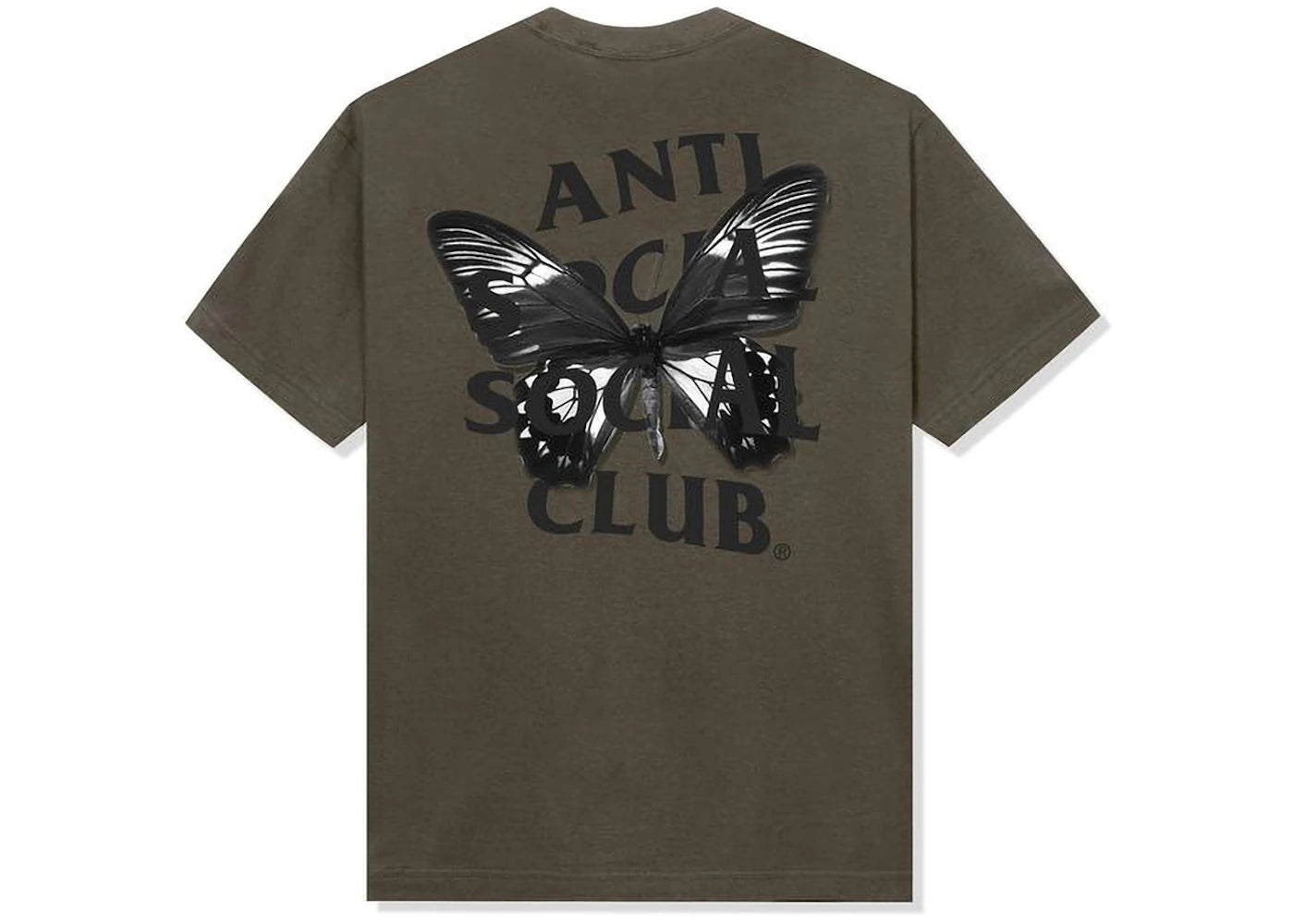 Anti Social Social Club Hidden Sky Tee Brown