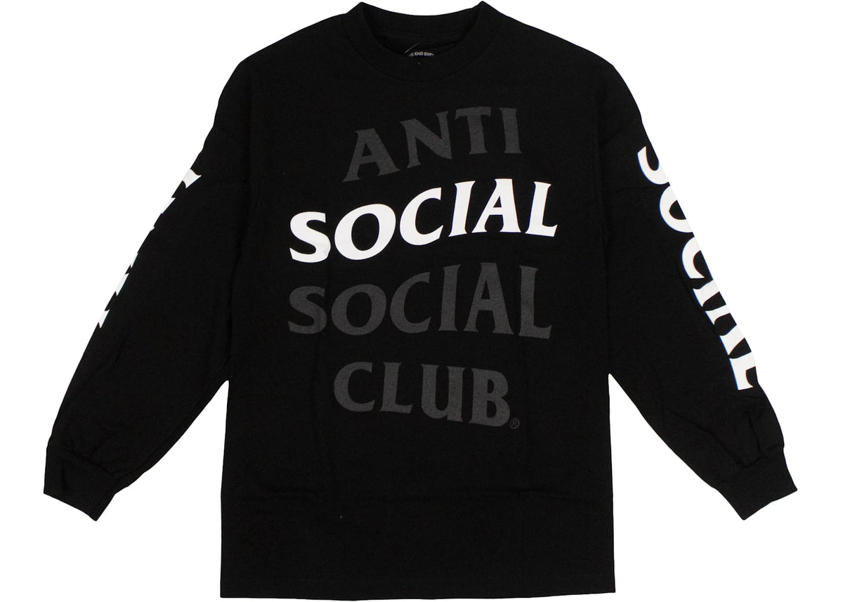 Anti Social Social Club Highlight Long sleeve T-shirt Black