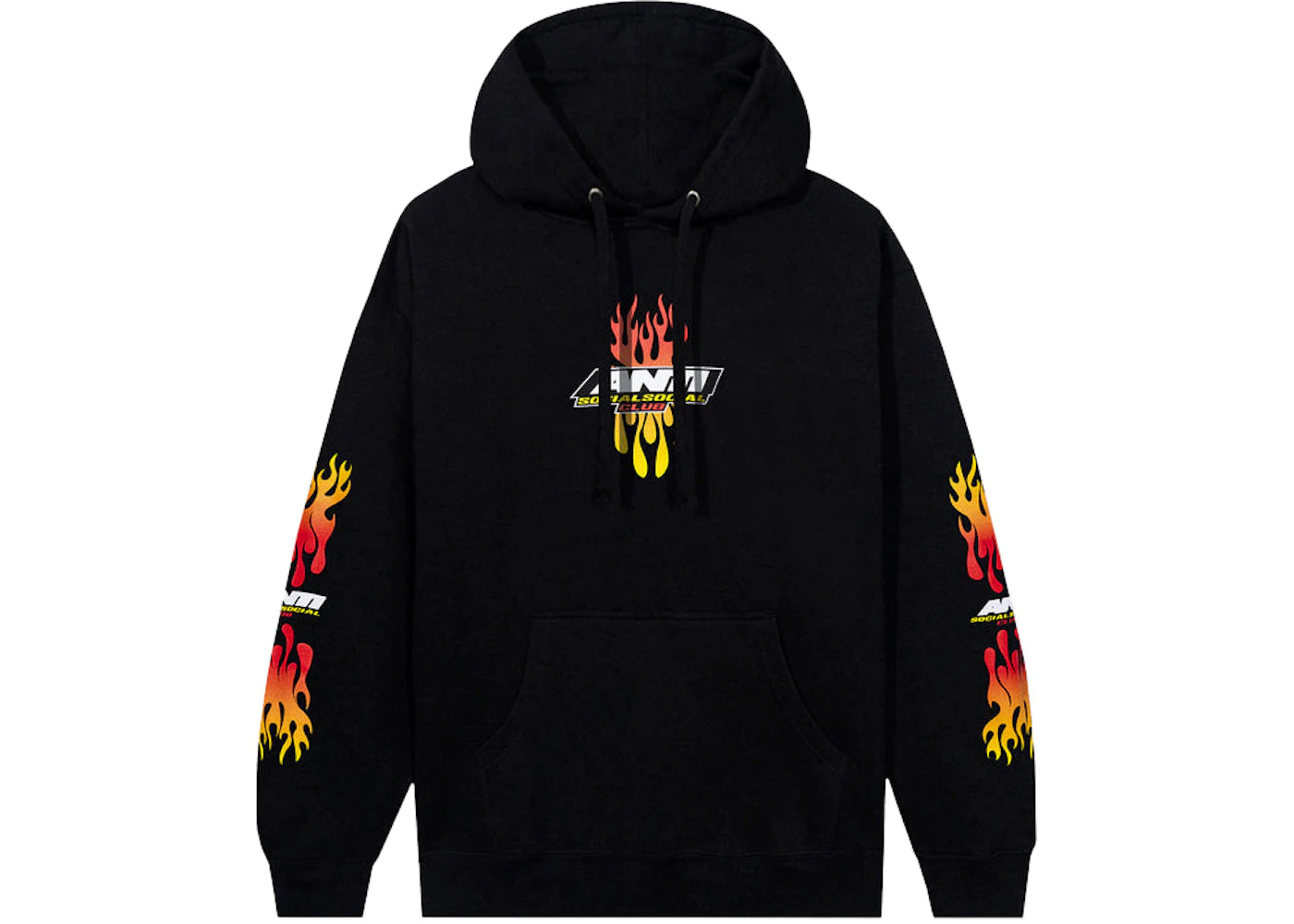 Anti Social Social Club Hot At First Hoodie Black