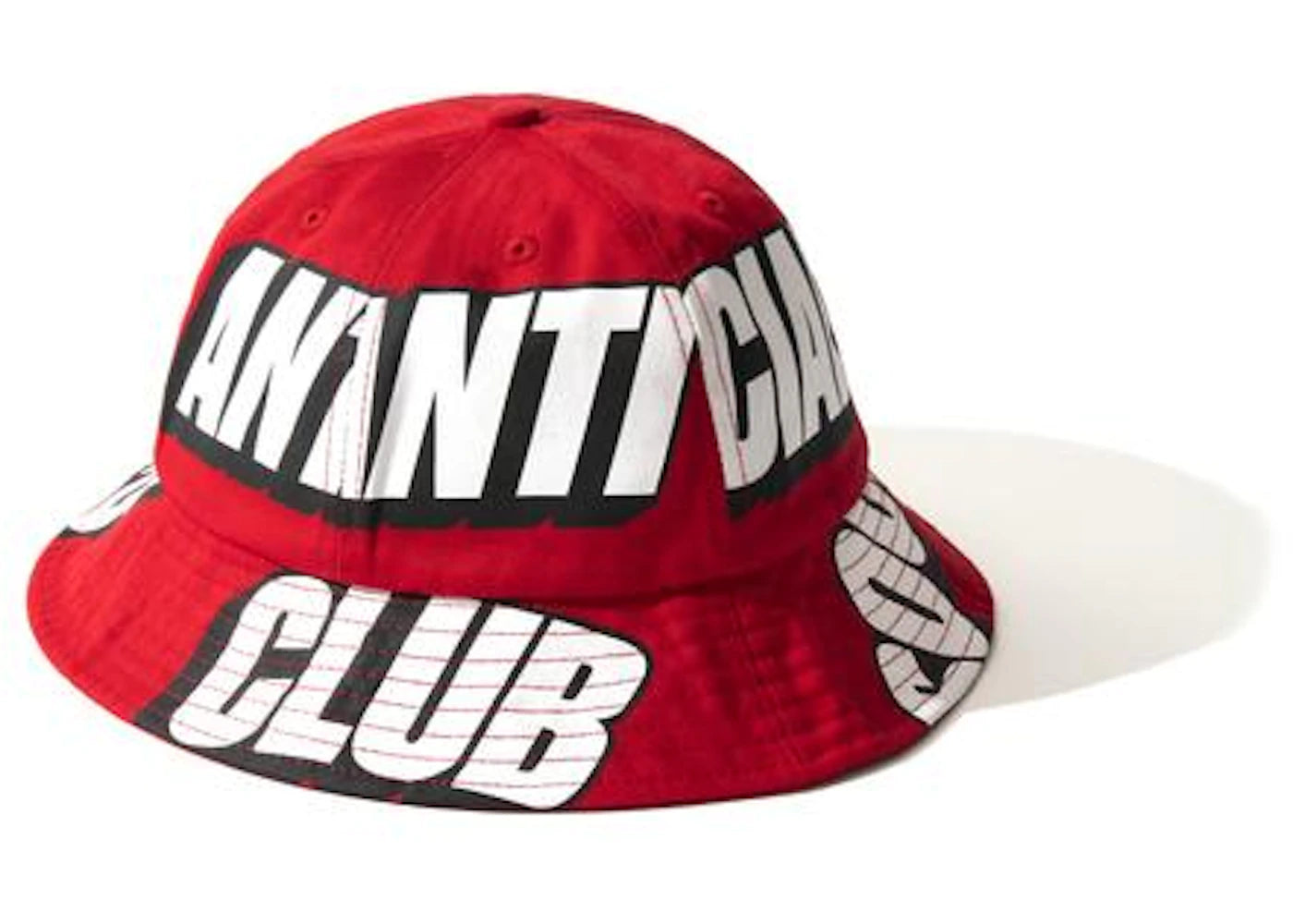 Anti Social Social Club Interest Los Bucket Cap Red