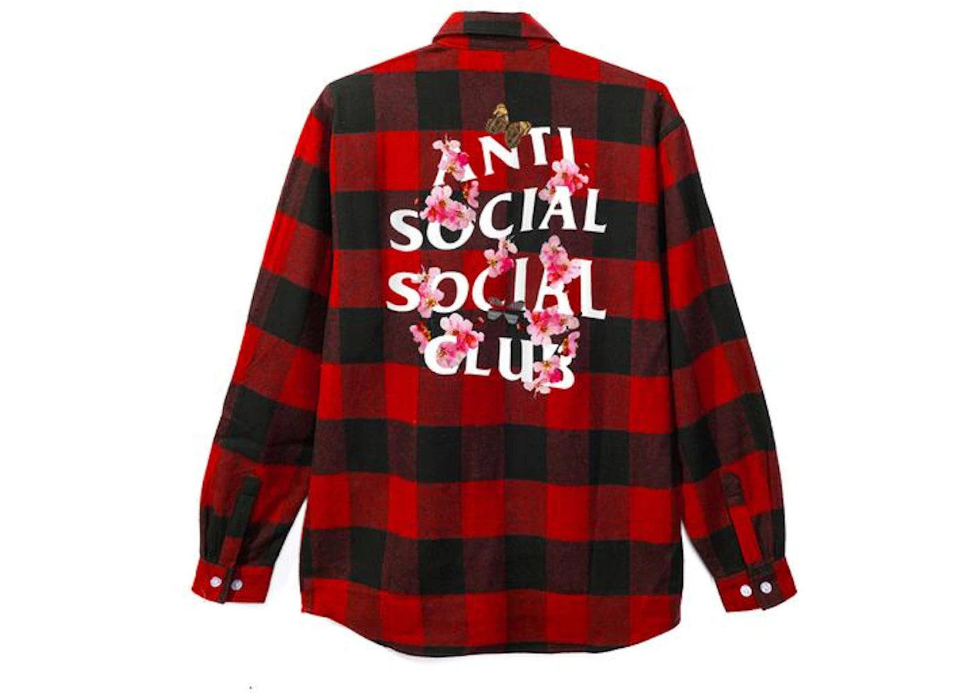 Anti Social Social Club Kkoch Flannel Black/Red
