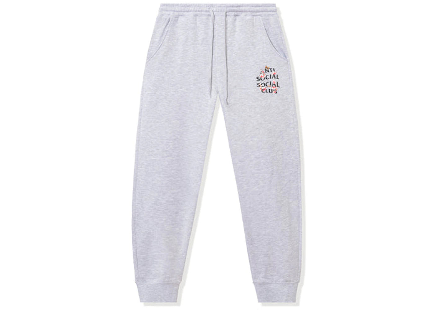 Anti Social Social Club Kkoch Sweatpants Heather Grey
