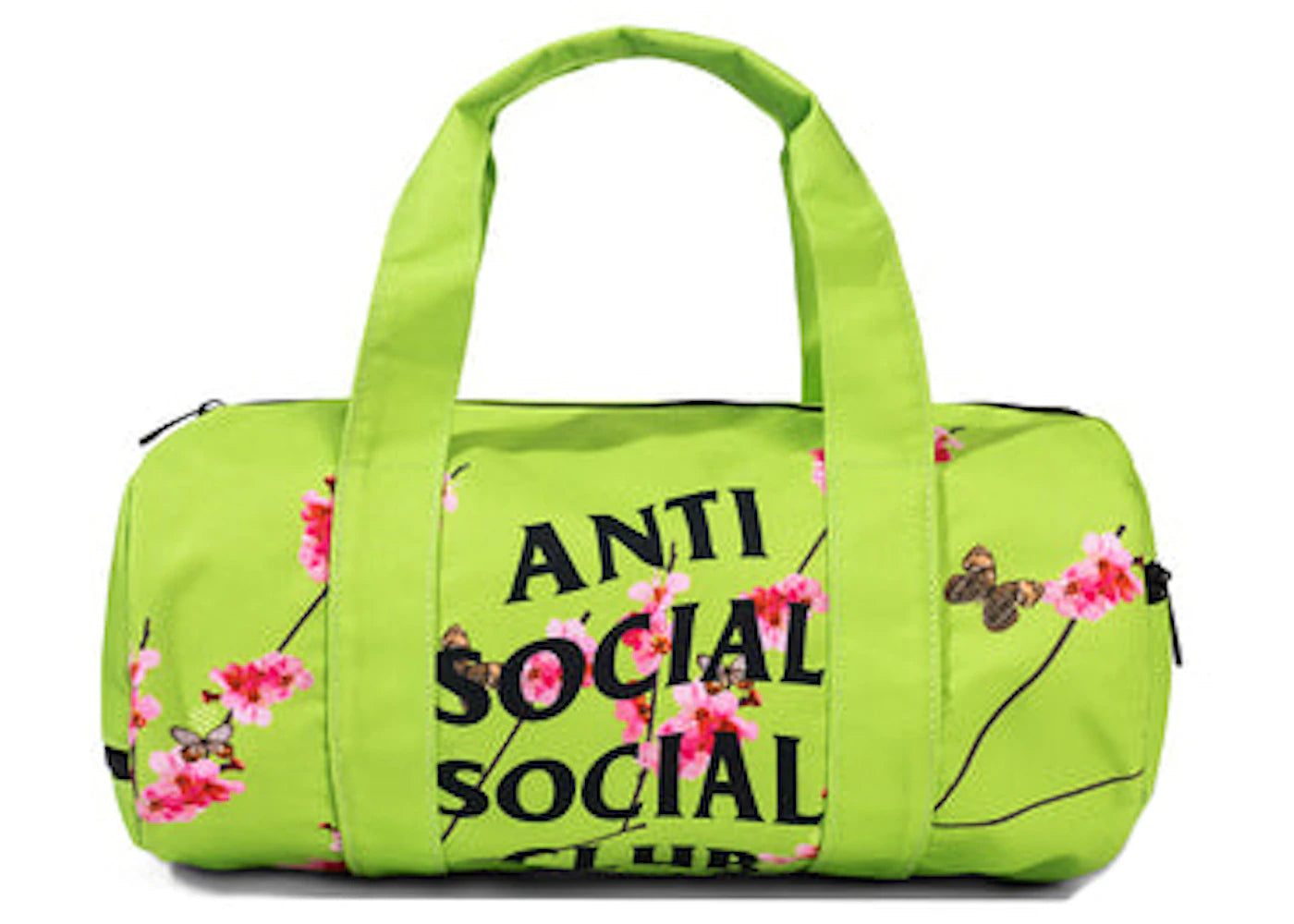 Anti Social Social Club Kkotch Side Duffel Bag Neon