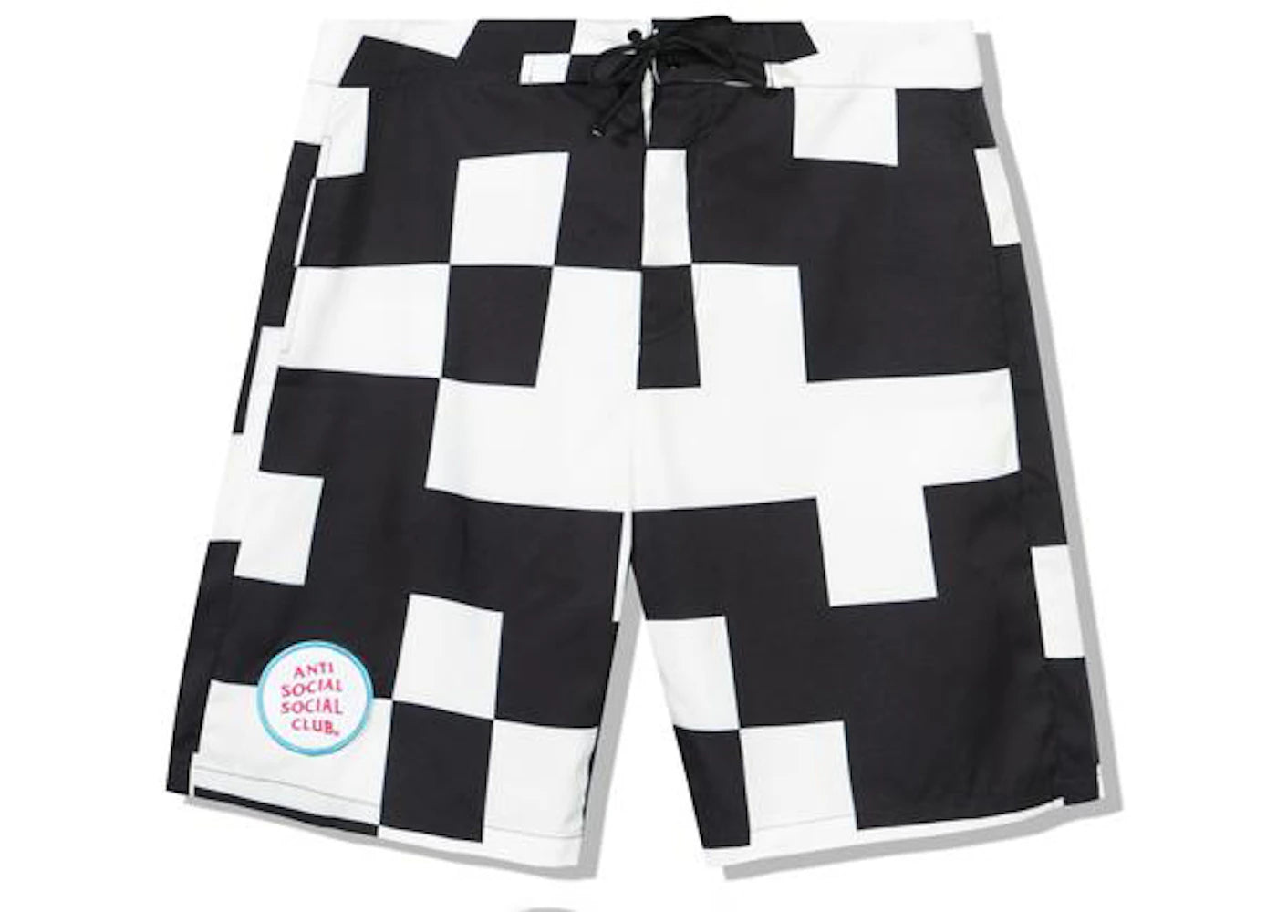 Anti Social Social Club Kook Board Shorts Black/White