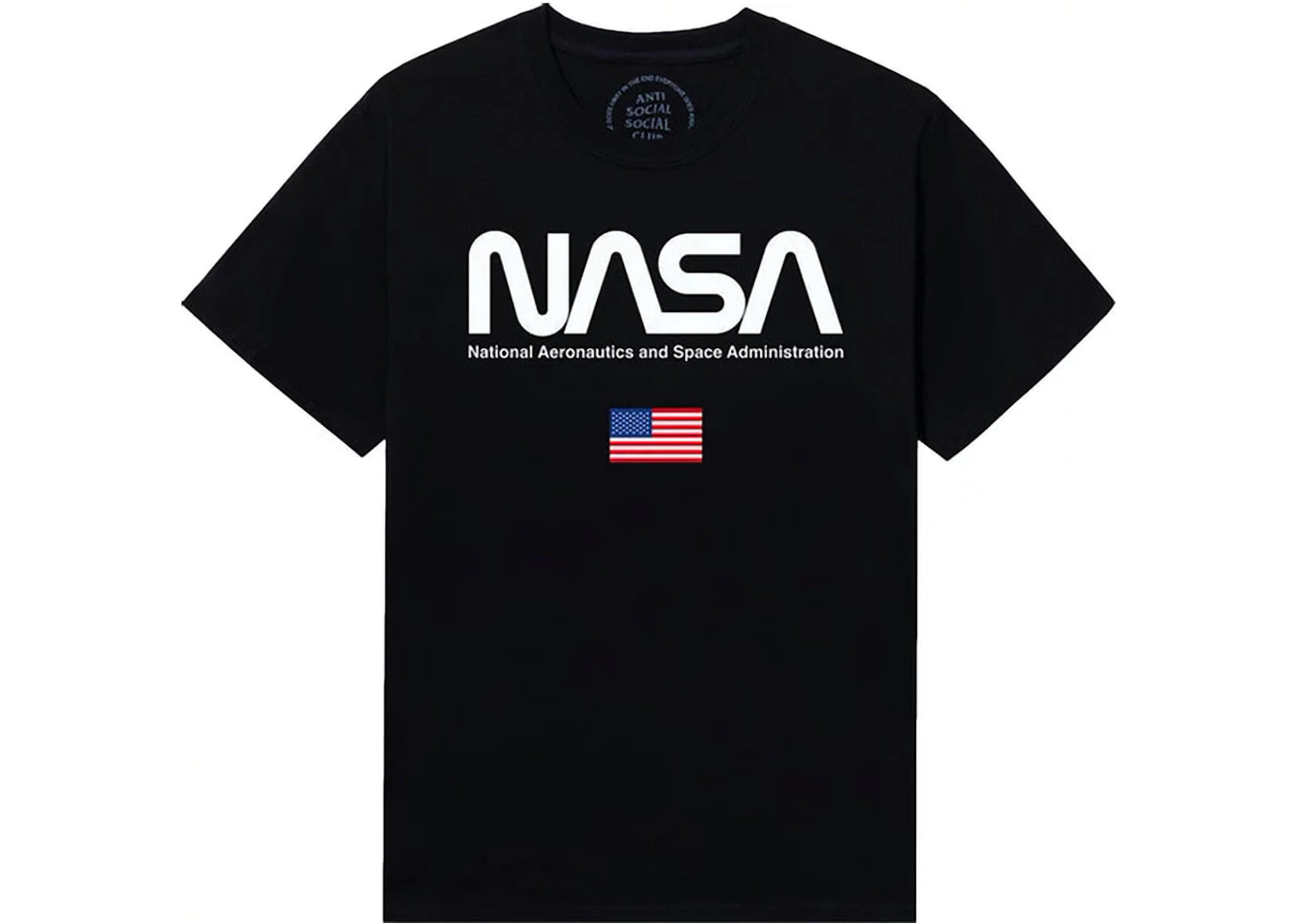Anti Social Social Club Nasa Phenomena Tee Black