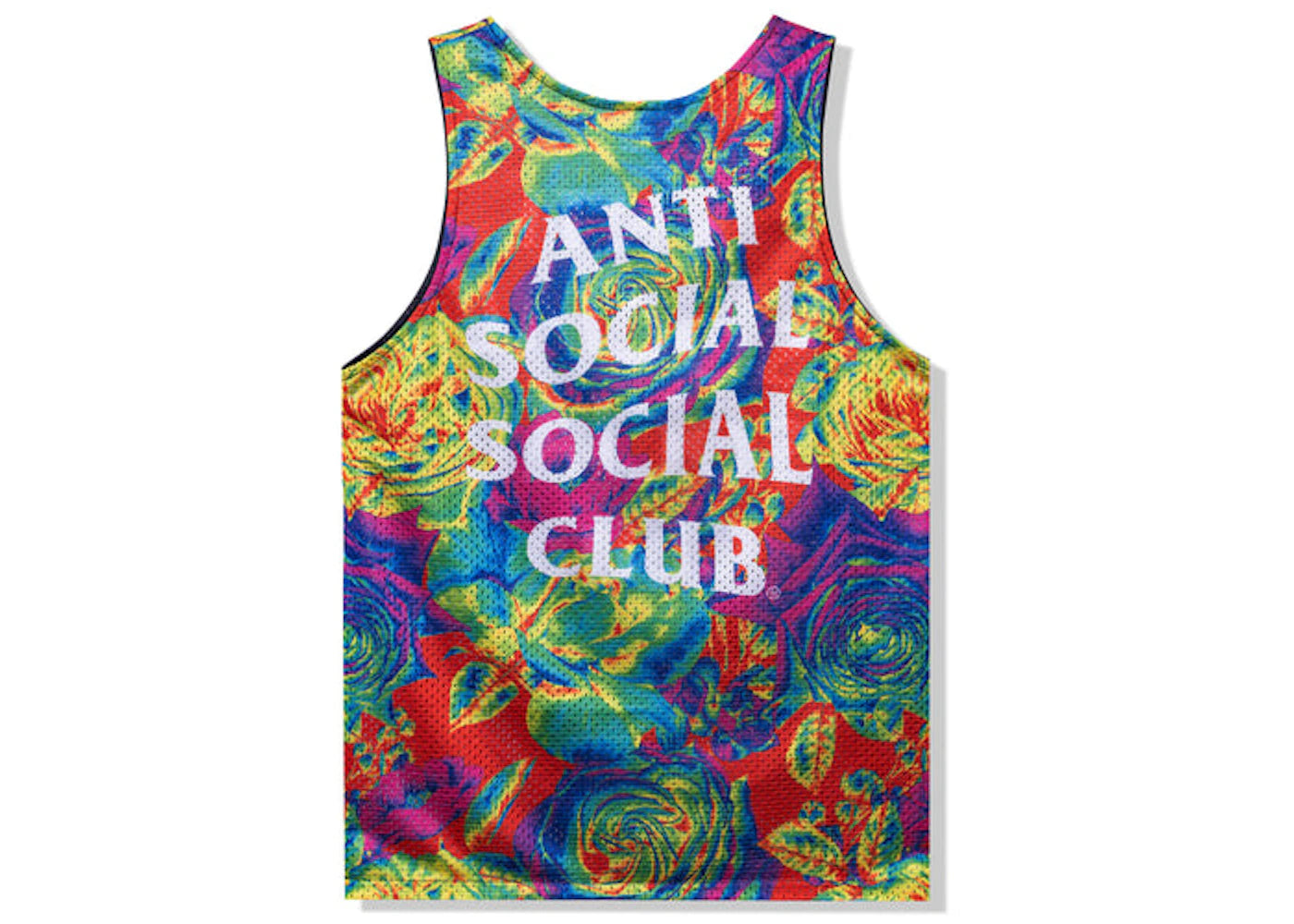 Anti Social Social Club Pedals On The Floor Reversible Mesh Tank Top Multi