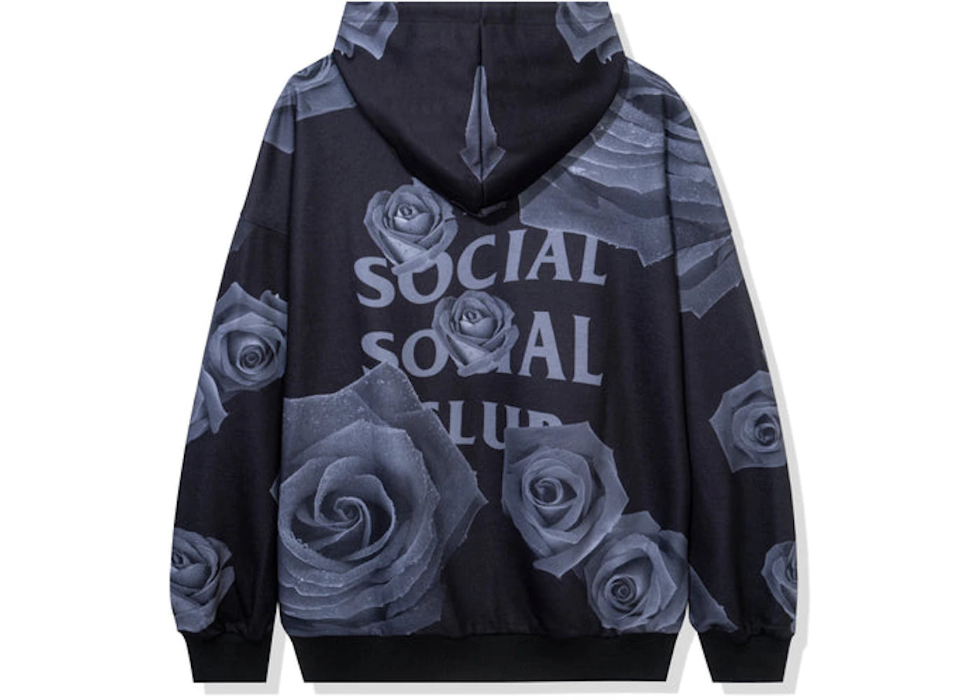Anti Social Social Club Petal To The Floor Hoodie Black