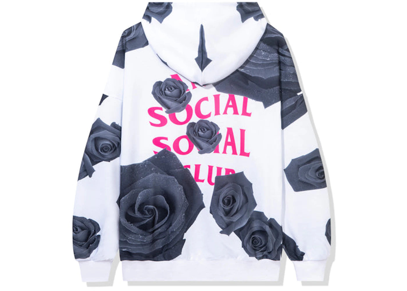 Anti Social Social Club Petal To The Floor Hoodie White