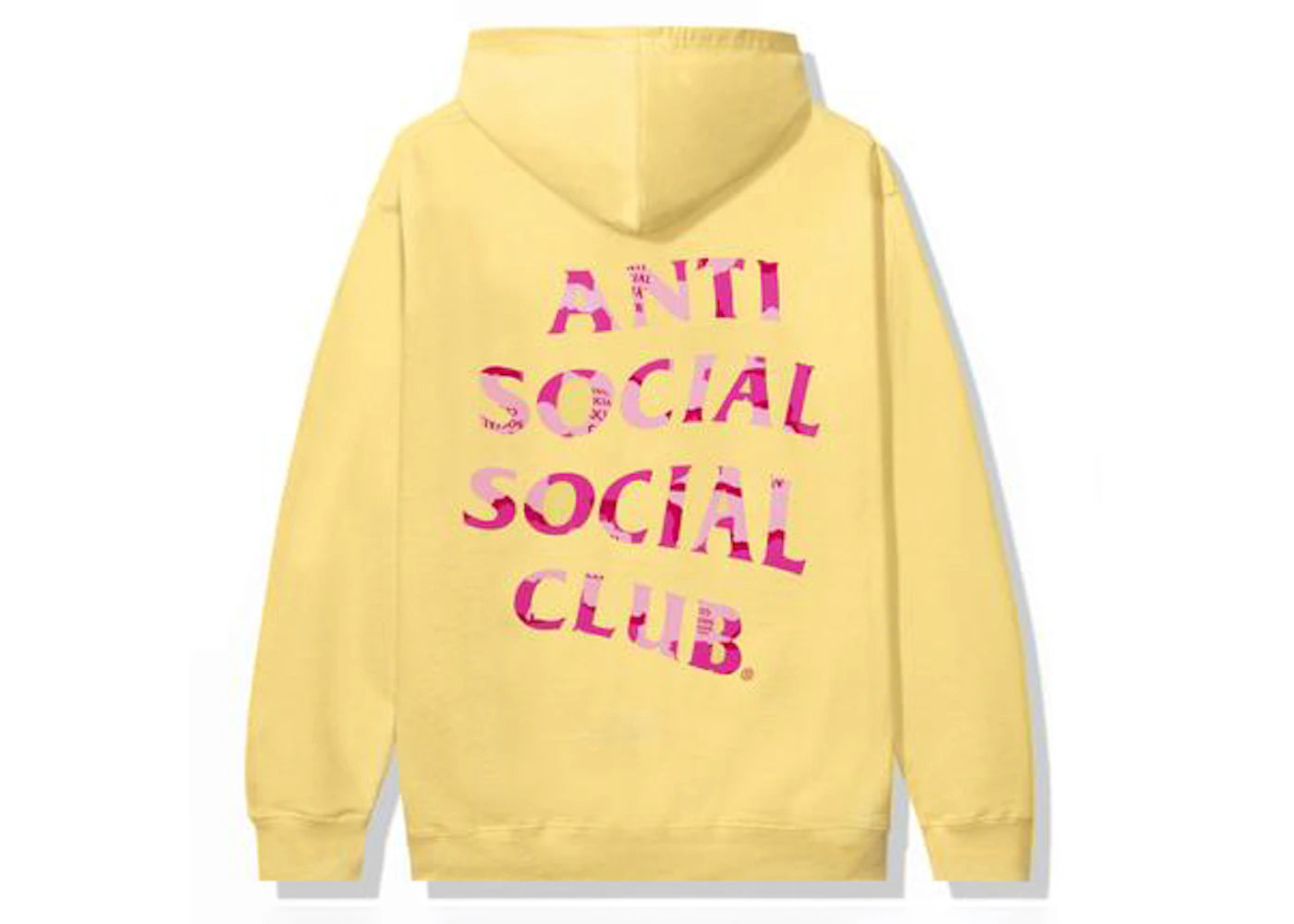 Anti Social Social Club Plain Sight Hoodie Yellow