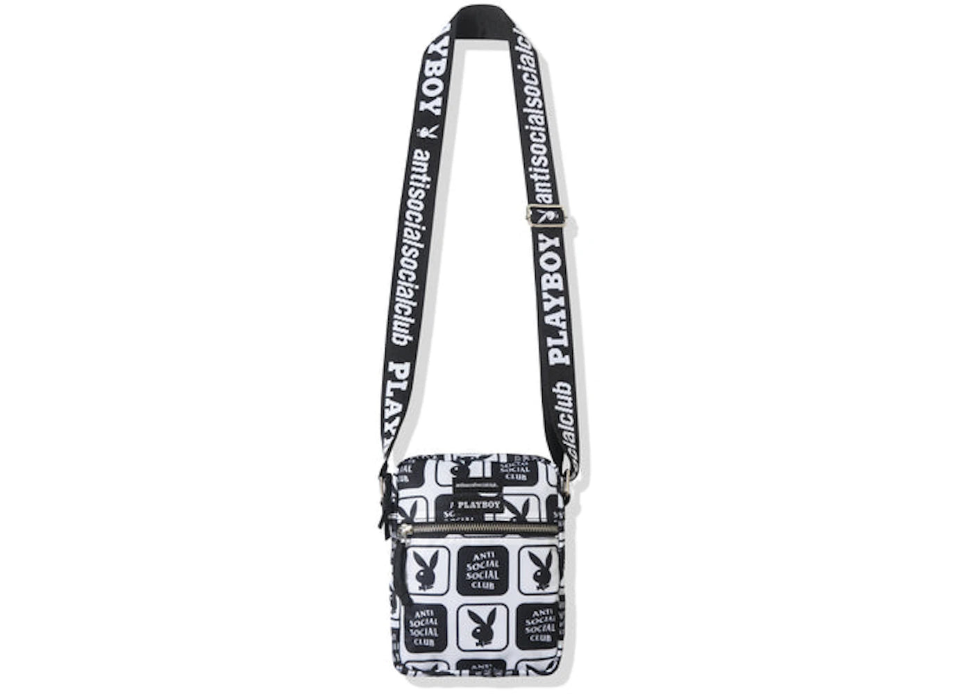 Anti Social Social Club Playboy Side Bag Checkered