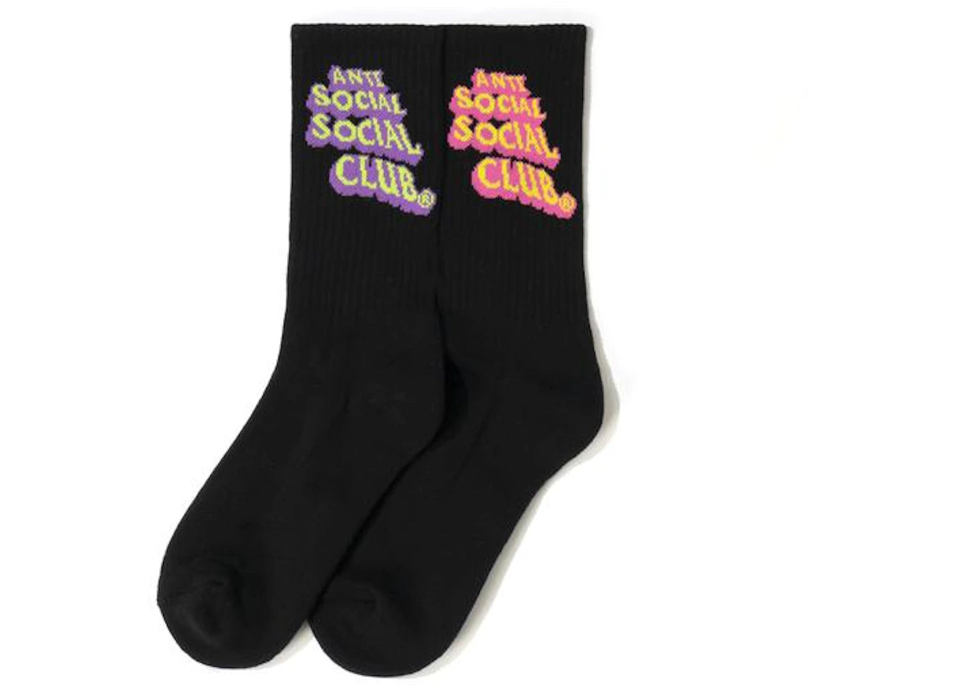 Anti Social Social Club Pop Up Socks Black