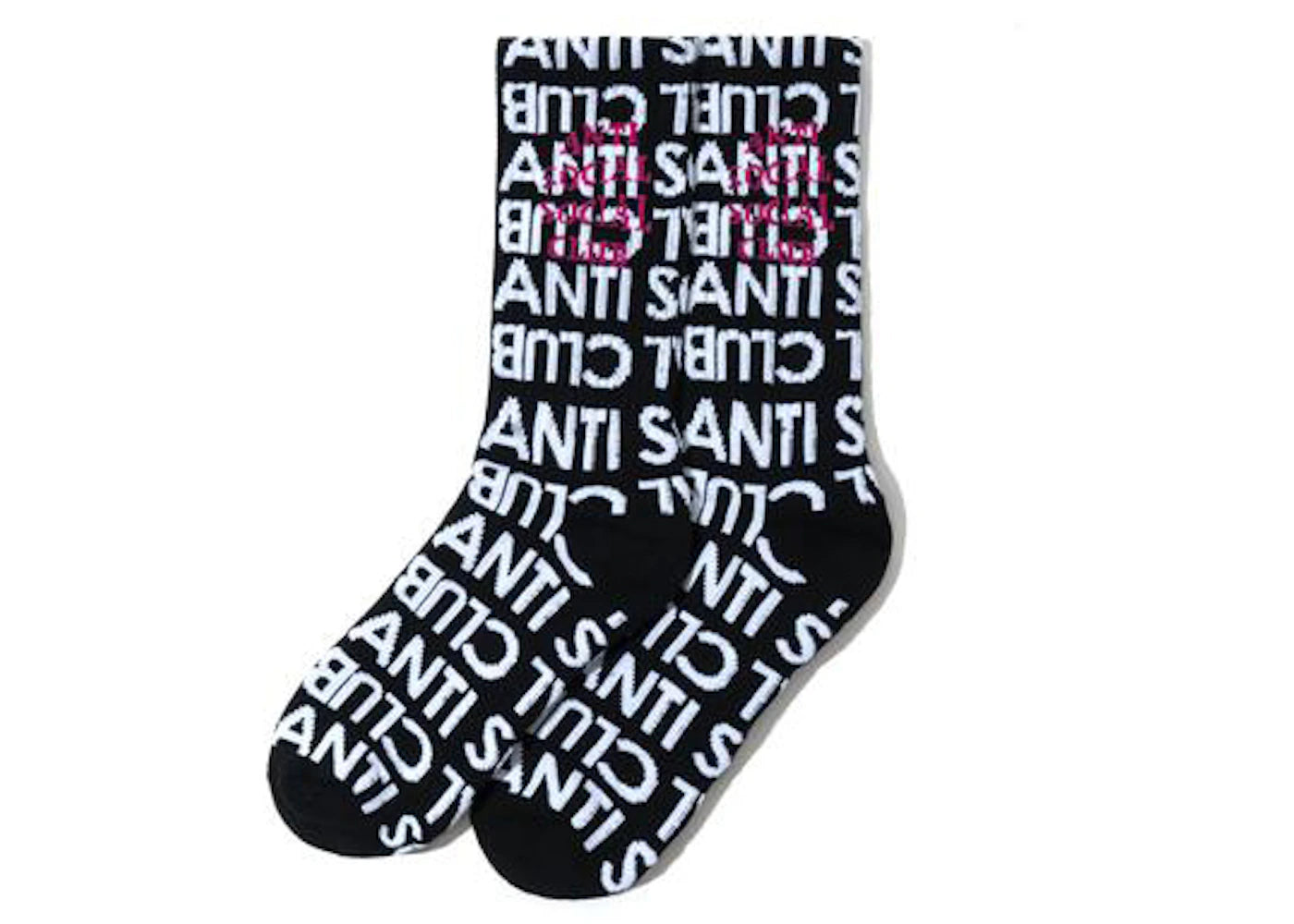 Anti Social Social Club Rich Italian Socks Black