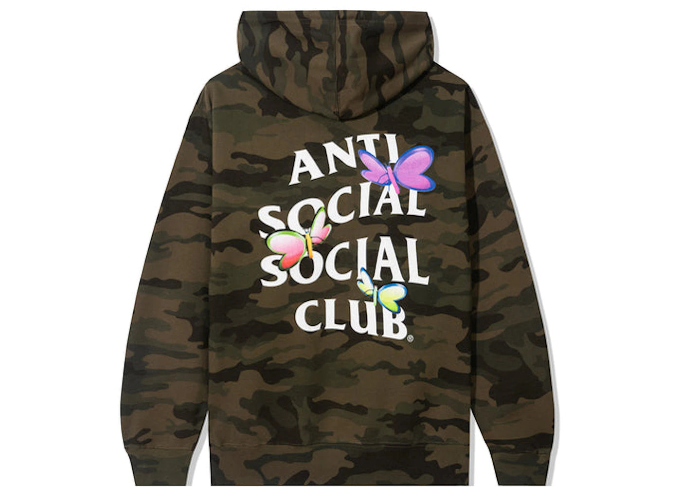 Anti Social Social Club Shell Shock Hoodie Forest Camo