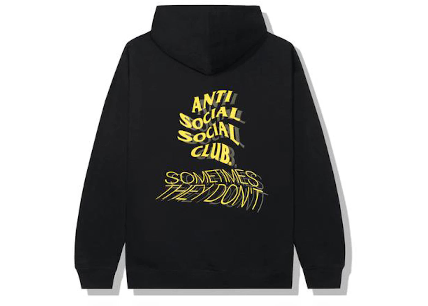 Anti Social Social Club Sometimes They Don't Hoodie Black