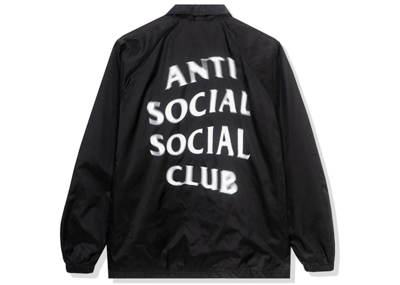 Anti Social Social Club Spiraled Coach Jacket Black