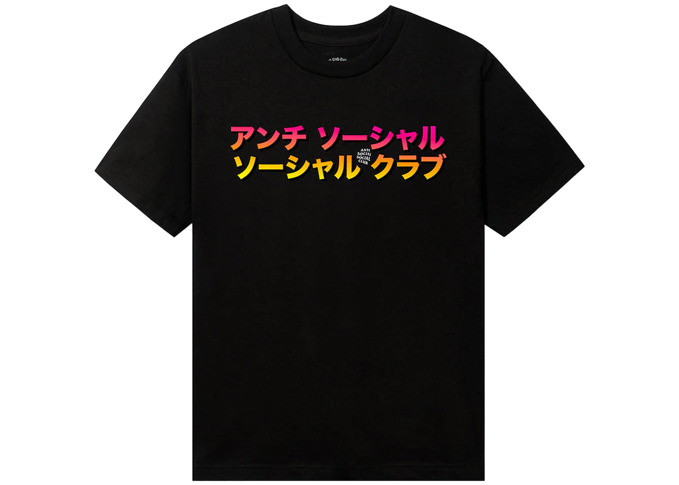 Anti Social Social Club TQ Tee Black