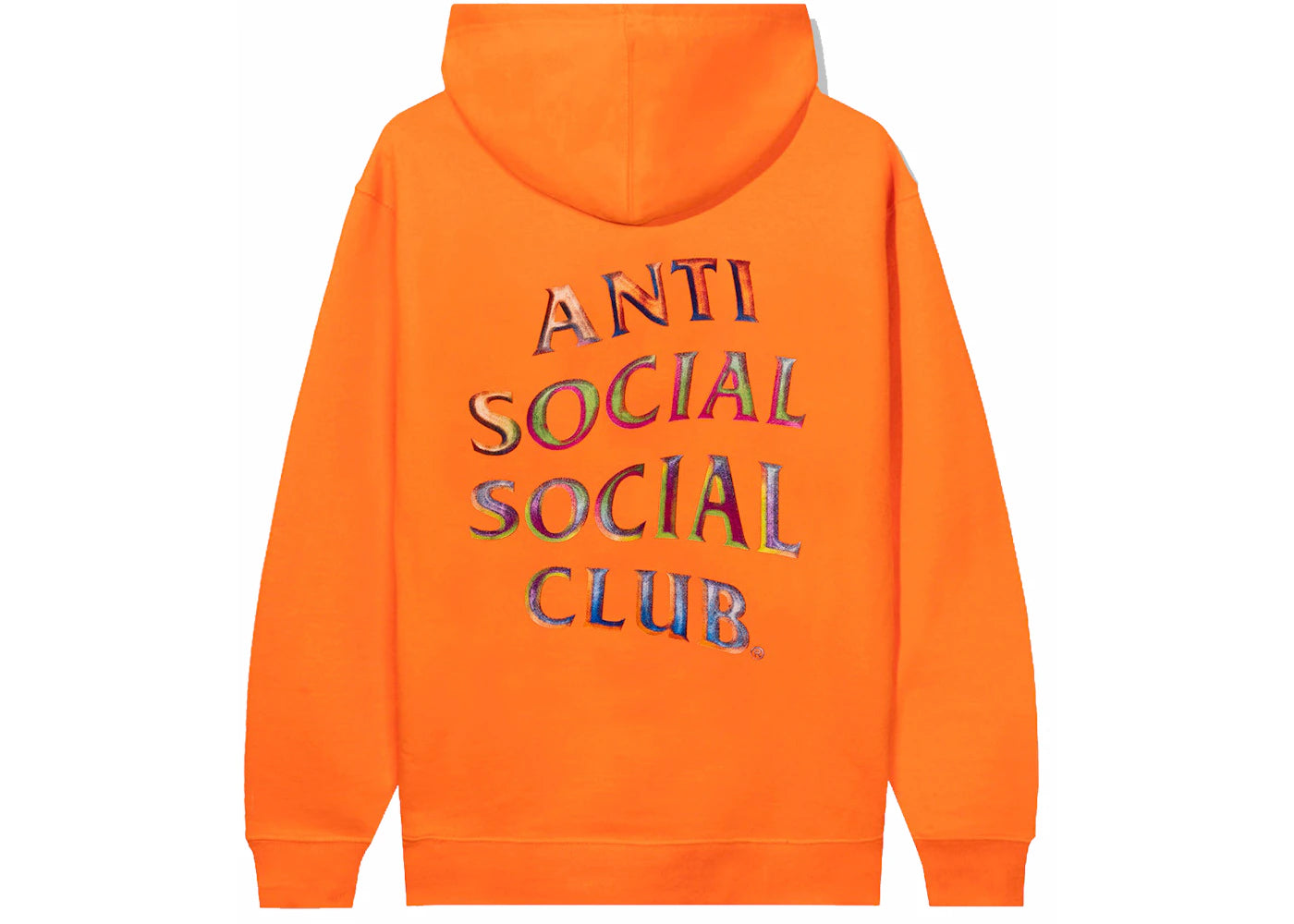 Anti Social Social Club Temporary Memory Hoodie Orange