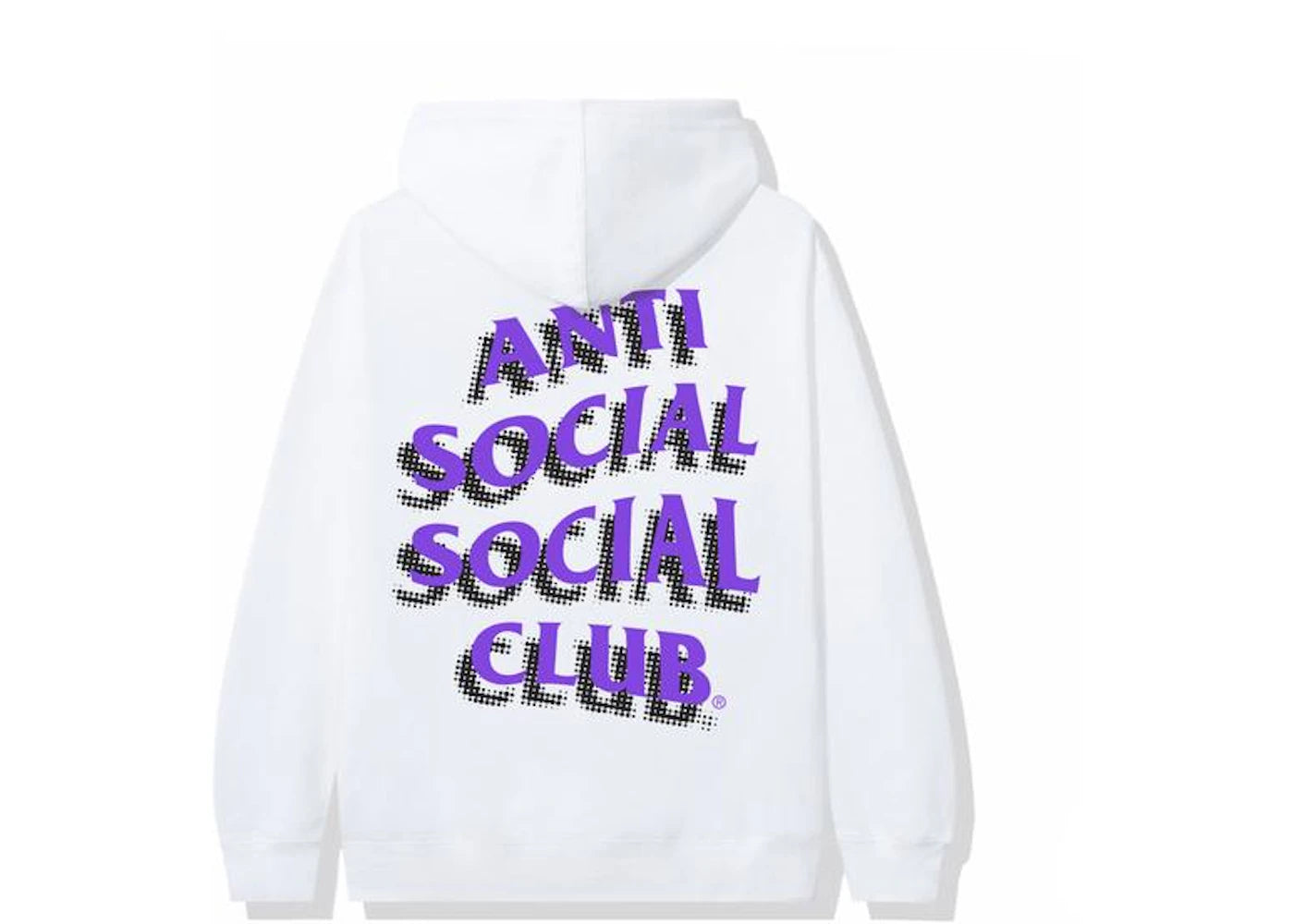 Anti Social Social Club Toned Down Hoodie White