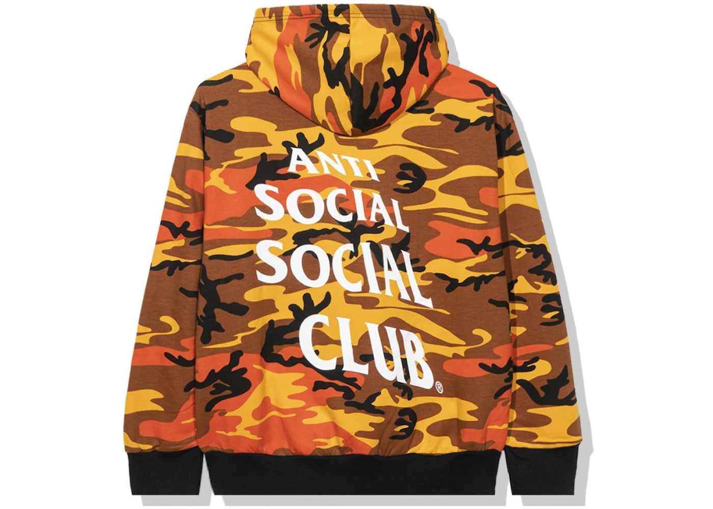 Anti Social Social Club True Colors Orange Hoodie Camo